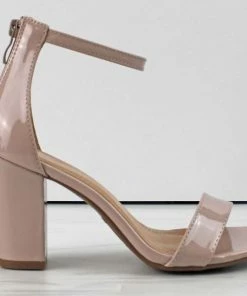 Top Guy Hannah-1 Women's Ankle Chunky Heeled Sandals