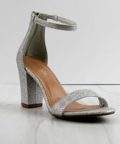 Top Guy Hannah-1 Women's Ankle Chunky Heeled Sandals