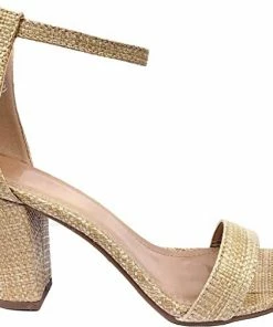 Top Guy Hannah-1 Women's Ankle Chunky Heeled Sandals