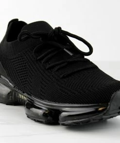 Top Moda Women's Hans 7 Womens Flyknit Lace Up Athletic Sneakers