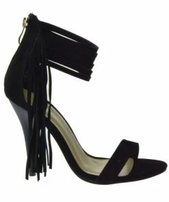 Adriana HILDA 75 Womens Fringe Open Toe High Heel Platform Women's