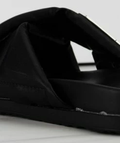 Lemonade Iconic Babe Women's Cross Band Slip On Comfort Sandals