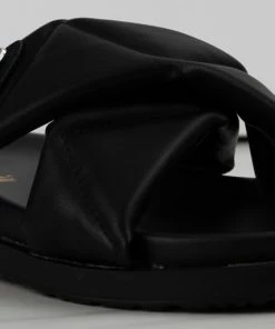 Lemonade Iconic Babe Women's Cross Band Slip On Comfort Sandals