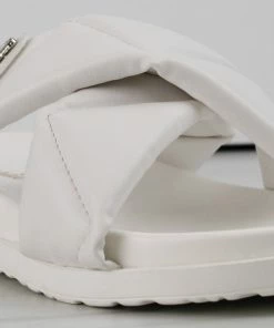 Lemonade Iconic Babe Women's Cross Band Slip On Comfort Sandals