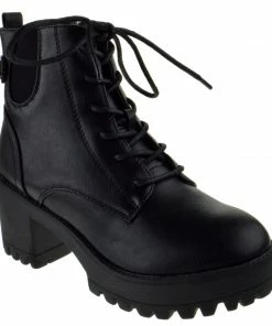 SHOE BARGAIN WAREHOUSE (WWW.SBWSHOES.COM) Image 16 Women's Platform Lace Up Boots