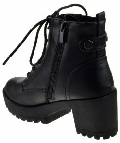 SHOE BARGAIN WAREHOUSE (WWW.SBWSHOES.COM) Image 16 Women's Platform Lace Up Boots
