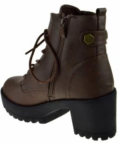 SHOE BARGAIN WAREHOUSE (WWW.SBWSHOES.COM) Image 16 Women's Platform Lace Up Boots