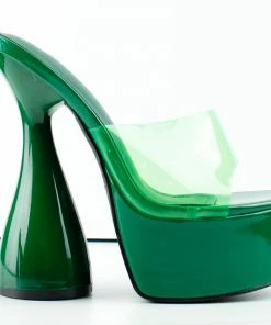 Cape Robin Inji Womens Platform Hour Glass Heel Sandal