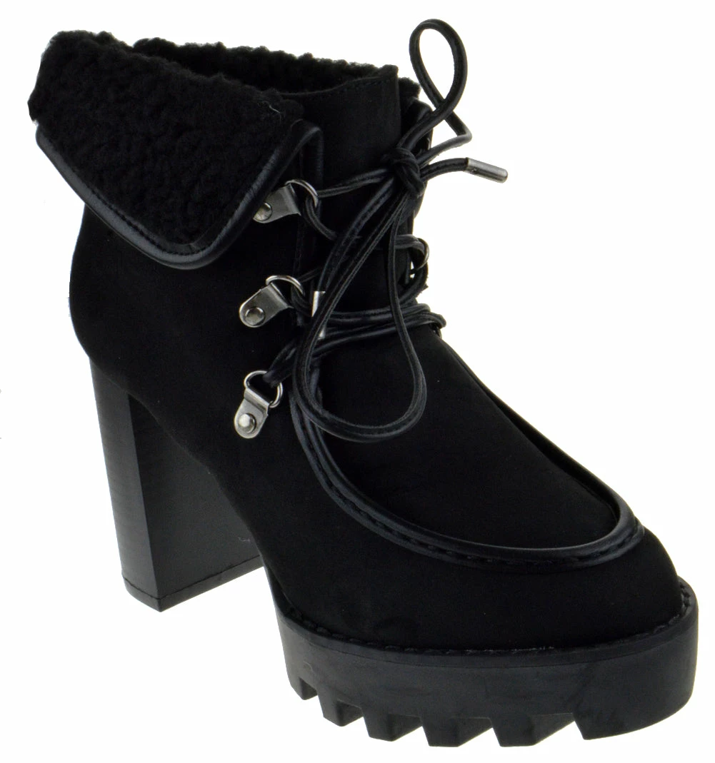 Bamboo Intensity 05 Womens Platform Suede Heeled Ankle Boot Women's 4 Bamboo Intensity 05 Womens Platform Suede Heeled Ankle Boot Women's