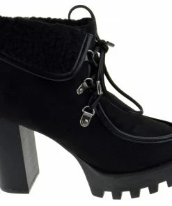 Bamboo Intensity 05 Womens Platform Suede Heeled Ankle Boot Women's 10 Bamboo Intensity 05 Womens Platform Suede Heeled Ankle Boot Women's