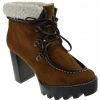 Bamboo Intensity 05 Womens Platform Suede Heeled Ankle Boot Women's