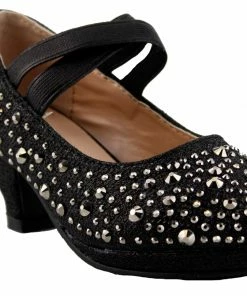 Shoe Dezigns Ivy 20k Girls Rhinestone Embellished Cross Strapped Heels 21 Shoe Dezigns Ivy 20k Girls Rhinestone Embellished Cross Strapped Heels