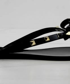 Forever Women's Jelly 12 Womens Stud Embellished Jelly Flip Flops