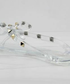 Forever Women's Jelly 12 Womens Stud Embellished Jelly Flip Flops