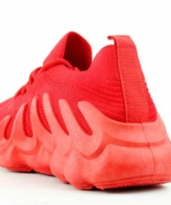 Nature Breeze Jamin 01 Womens Detailed Knitted Lace Up Volcano Sneakers NEW ARRIVALS