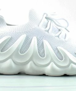 Nature Breeze Jamin 01 Womens Detailed Knitted Lace Up Volcano Sneakers NEW ARRIVALS