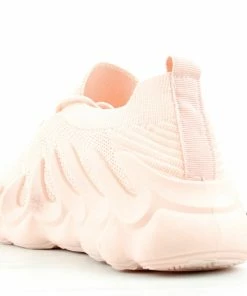 Nature Breeze Jamin 01 Womens Detailed Knitted Lace Up Volcano Sneakers NEW ARRIVALS