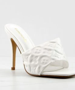 Lemonade Women's Jumeirah Womens Backless Designer Open Toe Heels