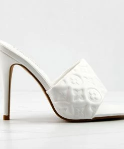 Lemonade Women's Jumeirah Womens Backless Designer Open Toe Heels