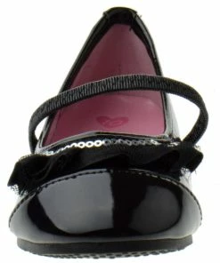 Lucita KF 03KM Girls Glitter Lace Embellished Ballet Flat