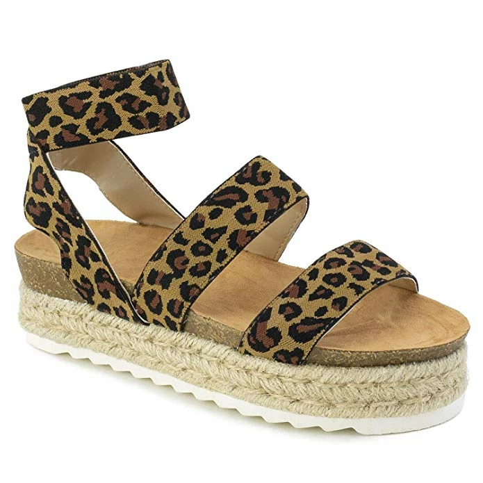 Nature Breeze Kacie 02 Women's Platform Espadrille Stretch Band Sandals 4 Nature Breeze Kacie 02 Women's Platform Espadrille Stretch Band Sandals