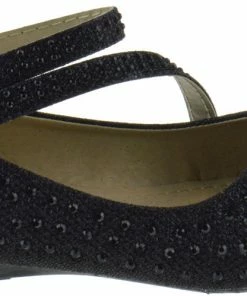 Lucita KD 01 KM Little Girls Ballet Ballerina Flats Rhinestone Flats