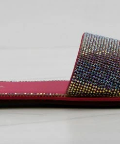 Top Moda Kenya 1 Womens Ultra Bling Flat Slip On Sandals