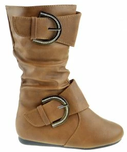 Link Klein 80KS Girl's Buckled Slouchy Riding Boot