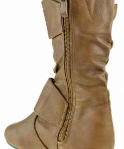 Link Klein 80KS Girl's Buckled Slouchy Riding Boot