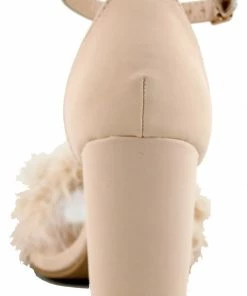 Top Guy Konner 30 Women's Fur Chunky High Heel Strappy Sandals 33 Top Guy Konner 30 Women's Fur Chunky High Heel Strappy Sandals