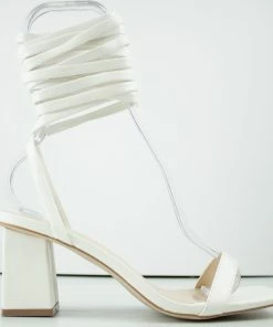 Bamboo Lasting 43 Women's Single Band Chunky Low Heeled Sandals