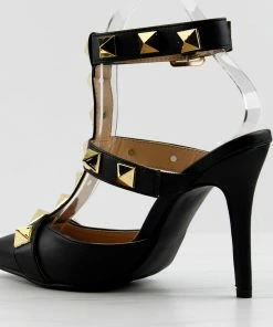 Forever Women's Lilli 49 Womens Pointed Closed Toe Spike Embellished Pumps