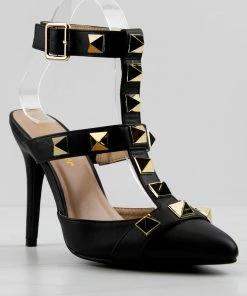 Forever Women's Lilli 49 Womens Pointed Closed Toe Spike Embellished Pumps