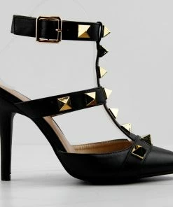 Forever Women's Lilli 49 Womens Pointed Closed Toe Spike Embellished Pumps