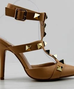 Forever Women's Lilli 49 Womens Pointed Closed Toe Spike Embellished Pumps