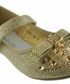 Styluxe Lanny 08 Little Girl's Rhinestone Ballet Ballerina Flats