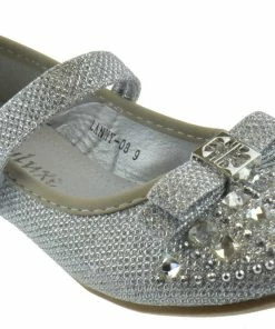 Styluxe Lanny 08 Little Girl's Rhinestone Ballet Ballerina Flats