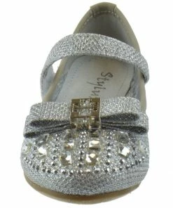 Styluxe Lanny 08 Little Girl's Rhinestone Ballet Ballerina Flats
