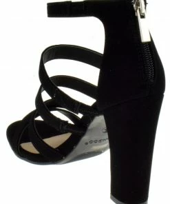 Bamboo Lemonlight 02M Womens Strappy Chunky High Heel