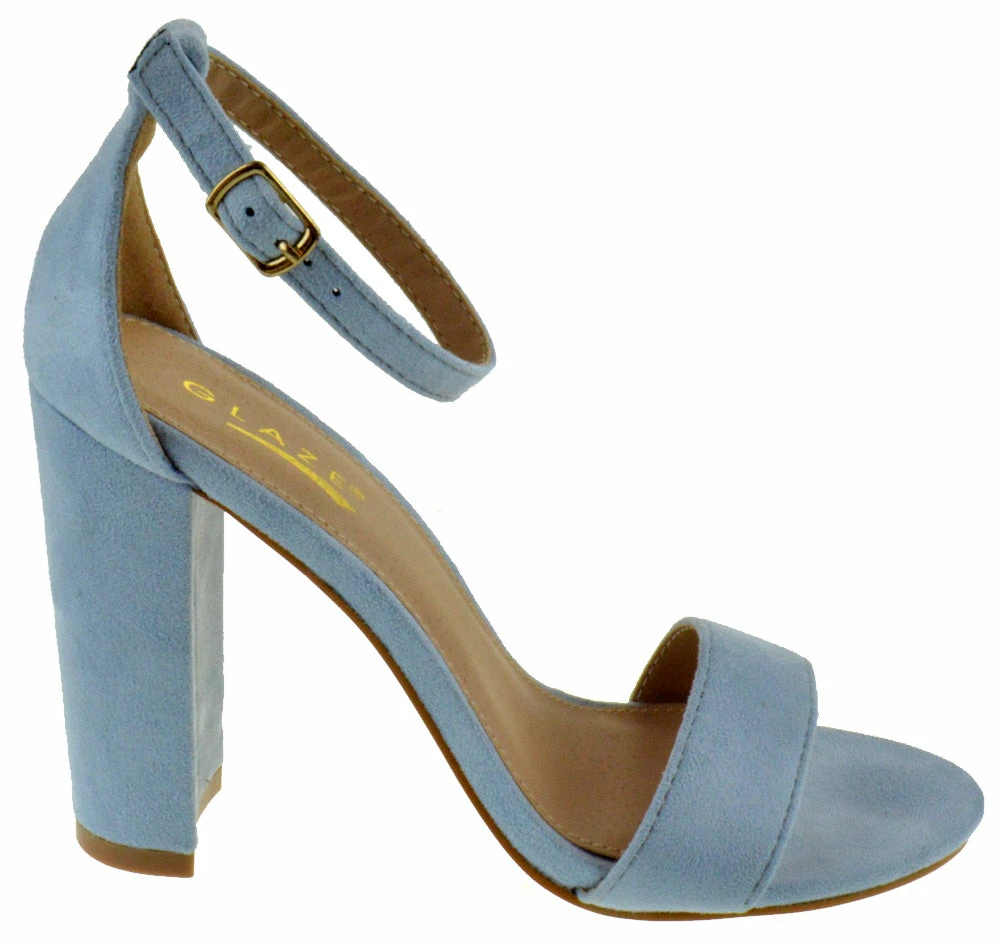 Shoe Dezigns Lily-1 Womens Block Heeled Ankle Strap Sandal LIQUIDATIONS! 2 Shoe Dezigns Lily-1 Womens Block Heeled Ankle Strap Sandal LIQUIDATIONS!