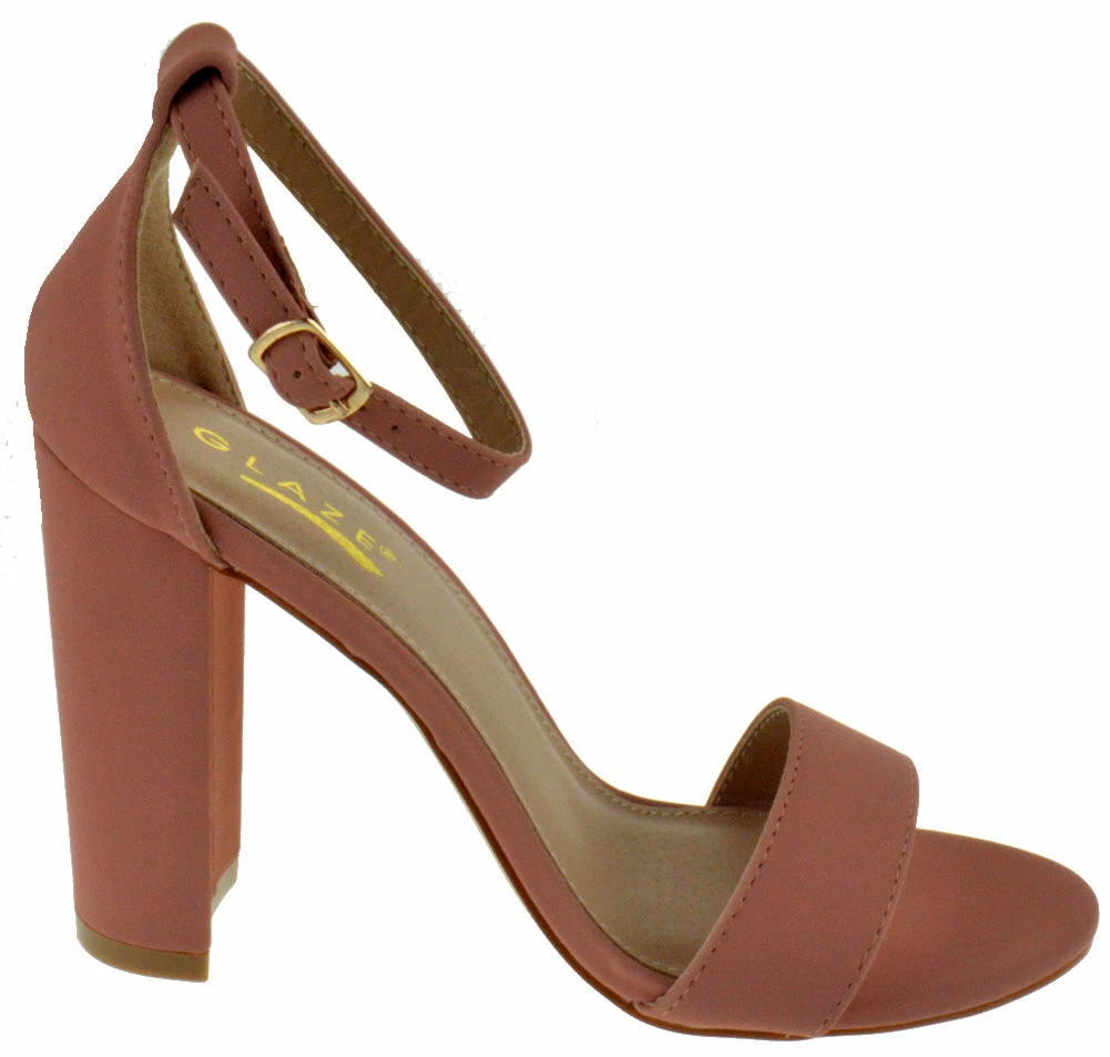 Shoe Dezigns Lily-1 Womens Block Heeled Ankle Strap Sandal LIQUIDATIONS! 5 Shoe Dezigns Lily-1 Womens Block Heeled Ankle Strap Sandal LIQUIDATIONS!