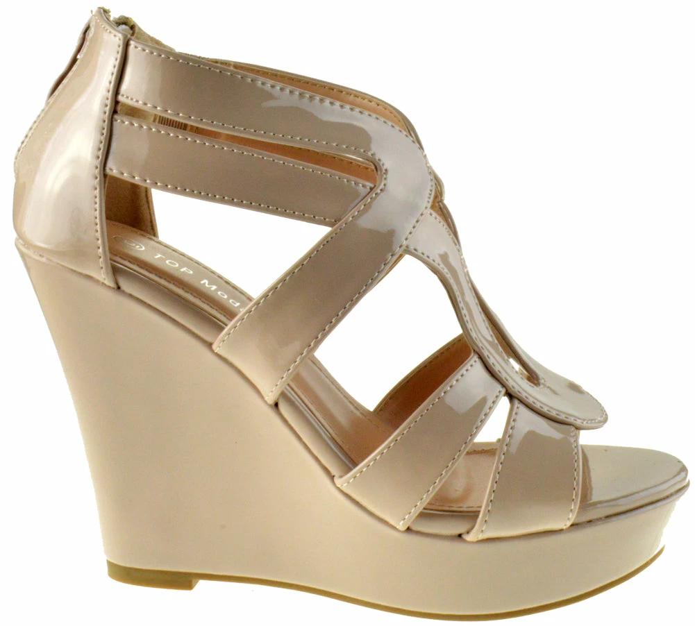SHOE BARGAIN WAREHOUSE (WWW.SBWSHOES.COM) Lindy 3 Women's Heeled Strappy Wedge Sandals 5 SHOE BARGAIN WAREHOUSE (WWW.SBWSHOES.COM) Lindy 3 Women's Heeled Strappy Wedge Sandals