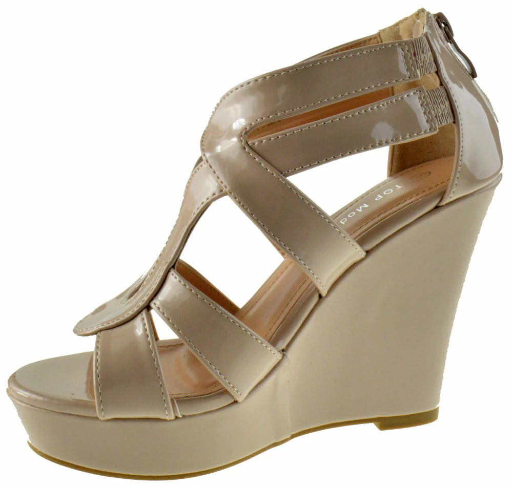 SHOE BARGAIN WAREHOUSE (WWW.SBWSHOES.COM) Lindy 3 Women's Heeled Strappy Wedge Sandals 4 SHOE BARGAIN WAREHOUSE (WWW.SBWSHOES.COM) Lindy 3 Women's Heeled Strappy Wedge Sandals