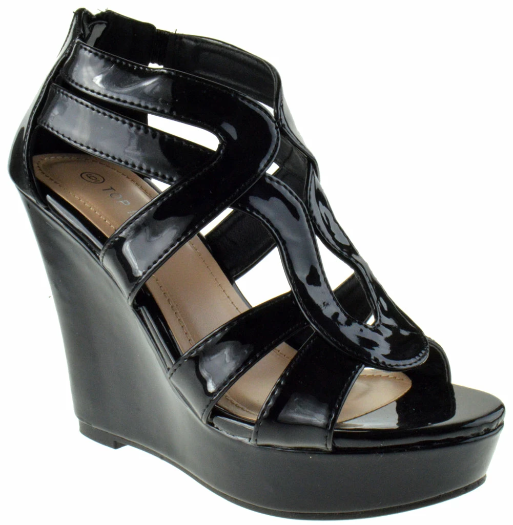 SHOE BARGAIN WAREHOUSE (WWW.SBWSHOES.COM) Lindy 3 Women's Heeled Strappy Wedge Sandals 3 SHOE BARGAIN WAREHOUSE (WWW.SBWSHOES.COM) Lindy 3 Women's Heeled Strappy Wedge Sandals