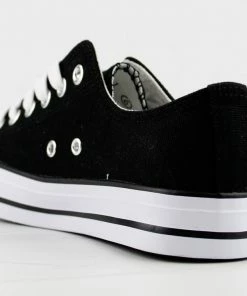 Top Moda Lizzo 1 Womens Platform Lace Up Canvase Sneakers Women's 44 Top Moda Lizzo 1 Womens Platform Lace Up Canvase Sneakers Women's