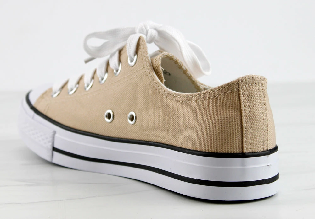 Top Moda Lizzo 1 Womens Platform Lace Up Canvase Sneakers Women's 9 Top Moda Lizzo 1 Womens Platform Lace Up Canvase Sneakers Women's