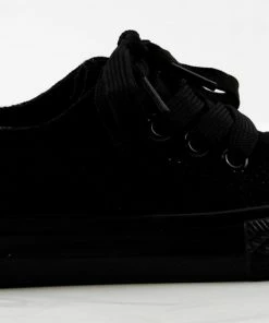 Lucky Top Lizzo 1K Little Girls Platform Lace Up Canvas Sneakers Girl's