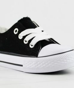 Lucky Top Lizzo 1K Little Girls Platform Lace Up Canvas Sneakers Girl's