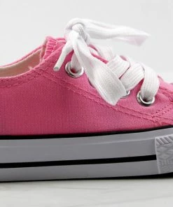 Lucky Top Lizzo 1K Little Girls Platform Lace Up Canvas Sneakers Girl's