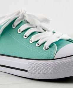 Top Moda Lizzo 1 Womens Platform Lace Up Canvase Sneakers Women's 48 Top Moda Lizzo 1 Womens Platform Lace Up Canvase Sneakers Women's